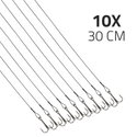 Повод за щука DLT Steel Leaders with Treble Hook on Card DLTAV4987