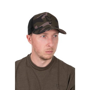 Шапка Fox Black / Camo Trucker CHH042