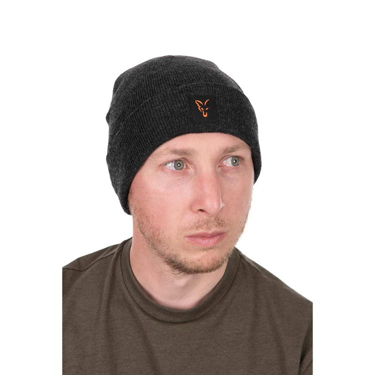Шапка Fox Collection Beanie, Black/Orange CHH038