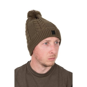 Шапка Fox Khaki Knitted Bobble CHH048