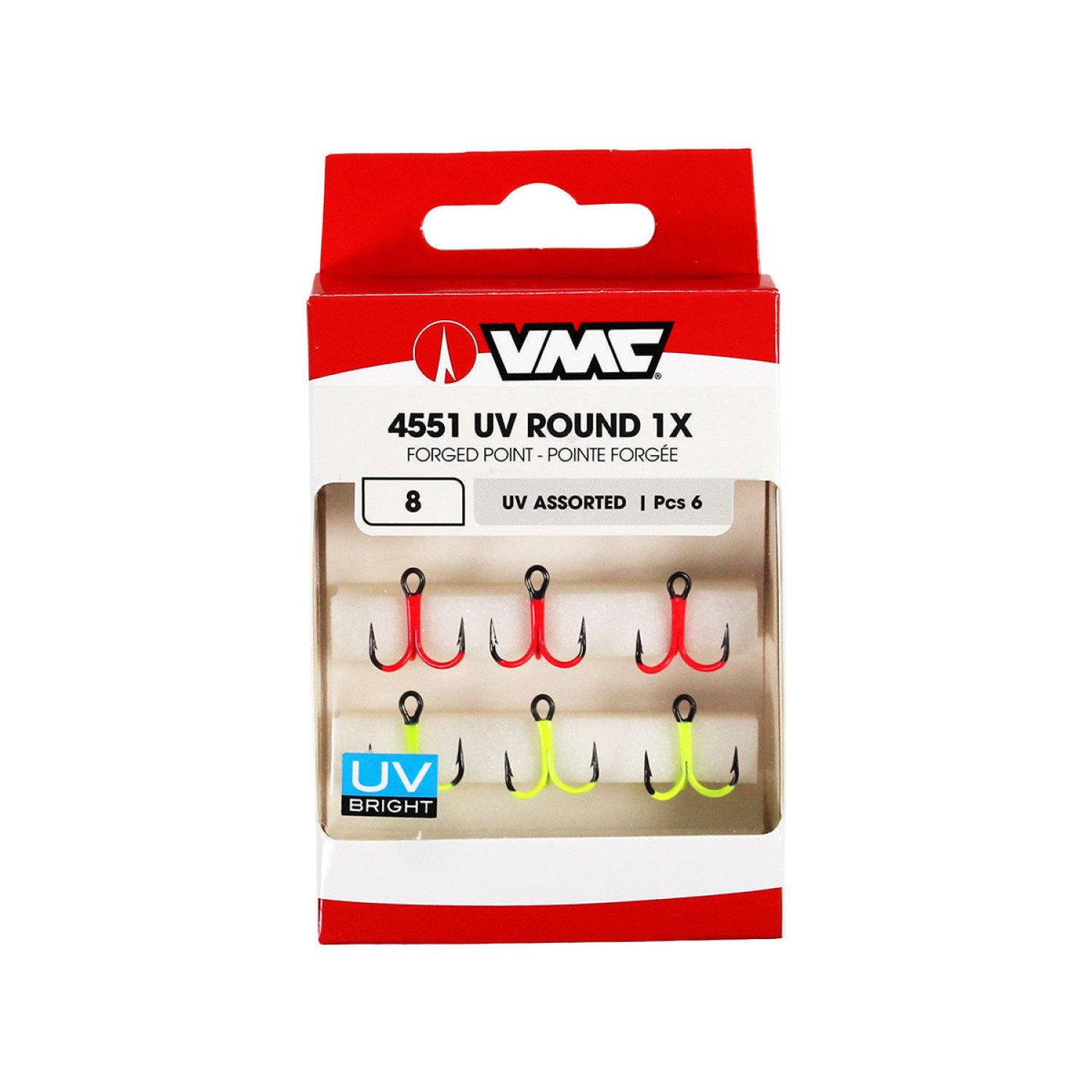 Куки Тройка VMC 4551 UV Assorted 963787