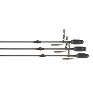 Готов монтаж Fox Edges Tuff Tungsten Tubing Heli-Clip Rigs CRT005