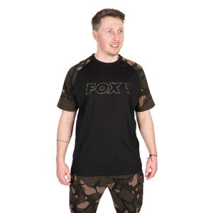 Тениска Fox Black/Camo Outline T-Shirt CFX267