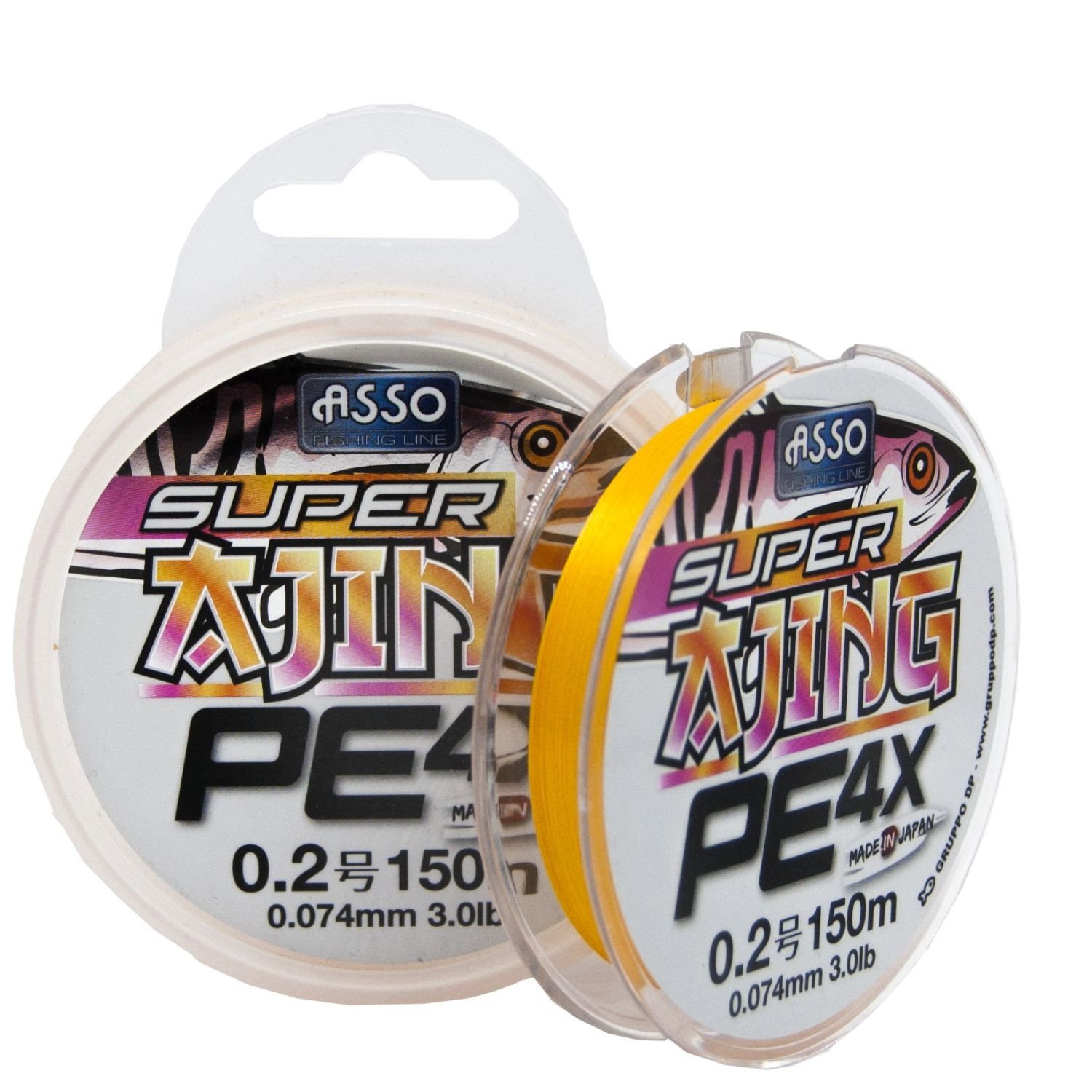 ASSO 4X Super Ajing 0.5PE 150 m Orange