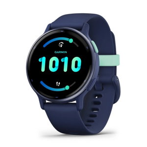vívoactive® 5 - vívoactive® 5 - Metallic Navy безел с Navy корпус и силиконова каишка