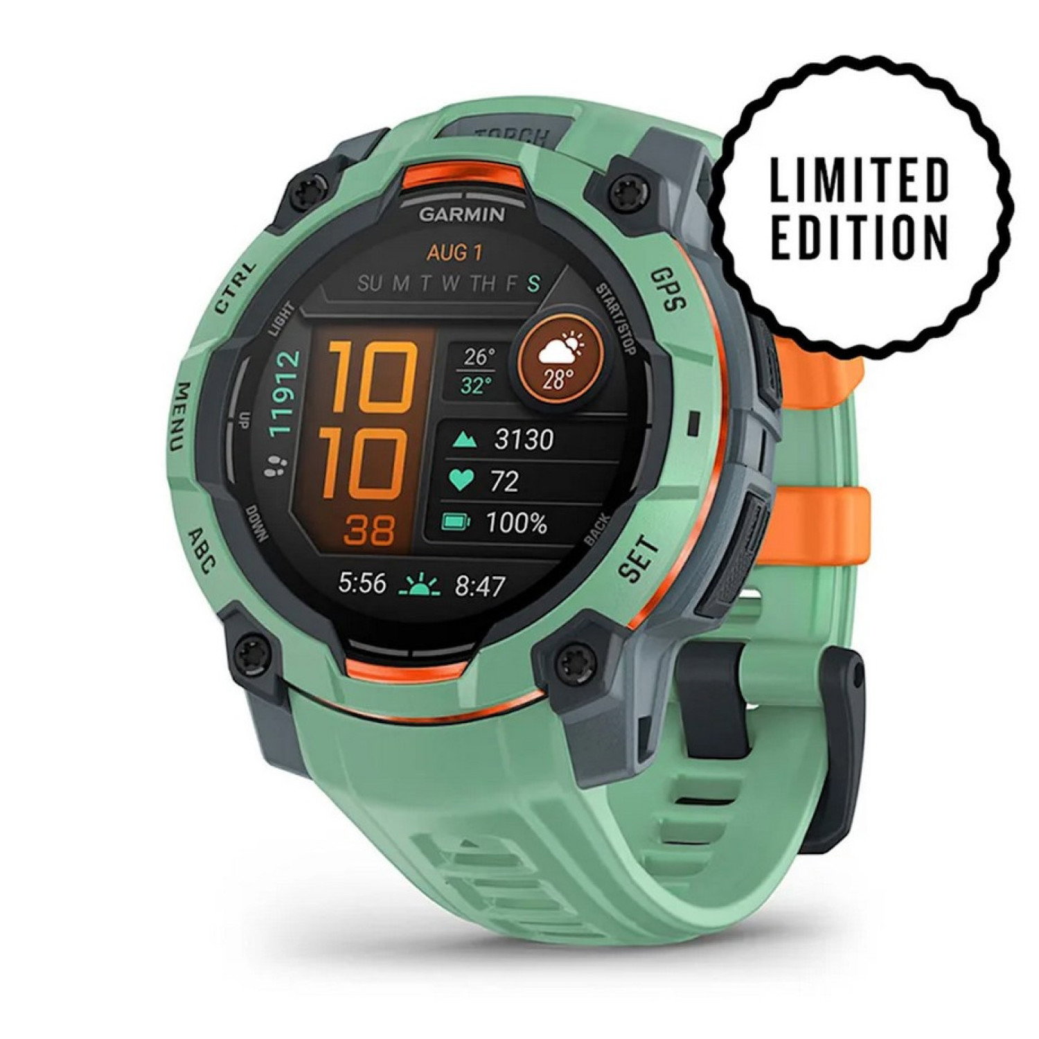 Instinct® 3 – 45 мм, AMOLED - Instinct® 3 – 45 мм, AMOLED - Neotropic с Neotropic каишка