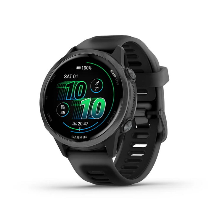 Forerunner® 570 - 42мм - Forerunner® 570 - 42мм - Slate Grey Aluminium с Translucent Black/Black каишка
