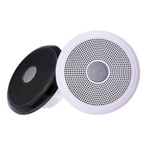 Fusion® Серия XS 7.7" 260 W, 6.5" 200 W и 4" 120 W  спортни и класически морски високоговорители - XS-F65CWB - 200 Watt, 6.5" класически бяло & черно