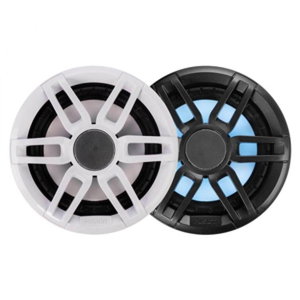 Fusion® Серия XS 7.7" 260 W, 6.5" 200 W и 4" 120 W  спортни и класически морски високоговорители - XS-FL77SPGW - 240 Watt, 7.7" спорт сиво & бяло, с LED осветление