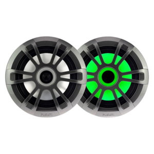 Fusion® Серия EL 6.5" 80W Морски високоговорители - EL-FL651SPG - 6.5" 80-Watt Sports Grey, с RGB LED
