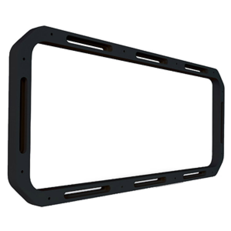 Сепаратор за озвучителен панел - Черен, 16mm