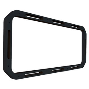 Сепаратор за озвучителен панел - Черен, 16mm