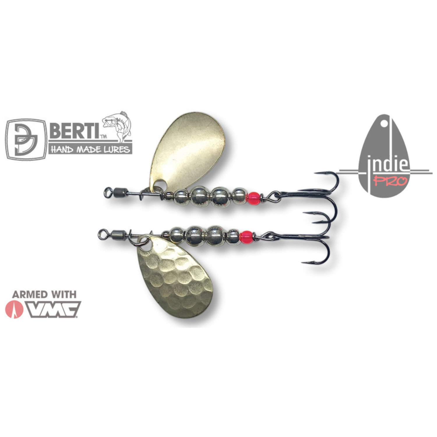 Въртяща блесна BERTI INDIE PRO SILVER 2.7 гр. / 21 мм.
