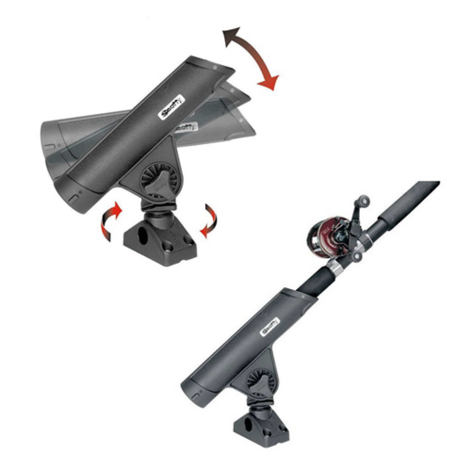 Scotty Стойка за лодка Rod Master II - 350BK 350BK