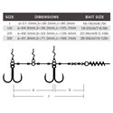 Монтаж за силиконови примамки BKK CHAIN-21 STINGER RIG