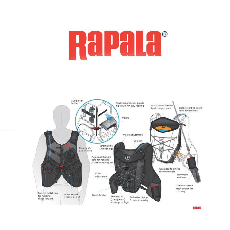 Елек Rapala Urban Vest Pack RUVP